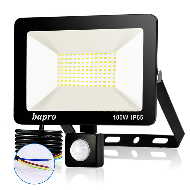 Waterproof Outdoor LED Floodlight with PIR