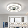 Round Lightable Ceiling Fans with Remote Control And App