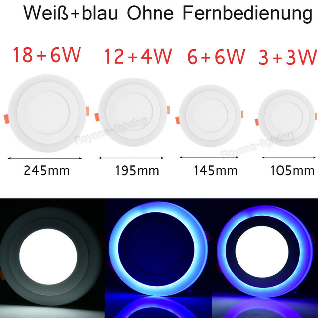 LED Panel Light Recessed Dimmable